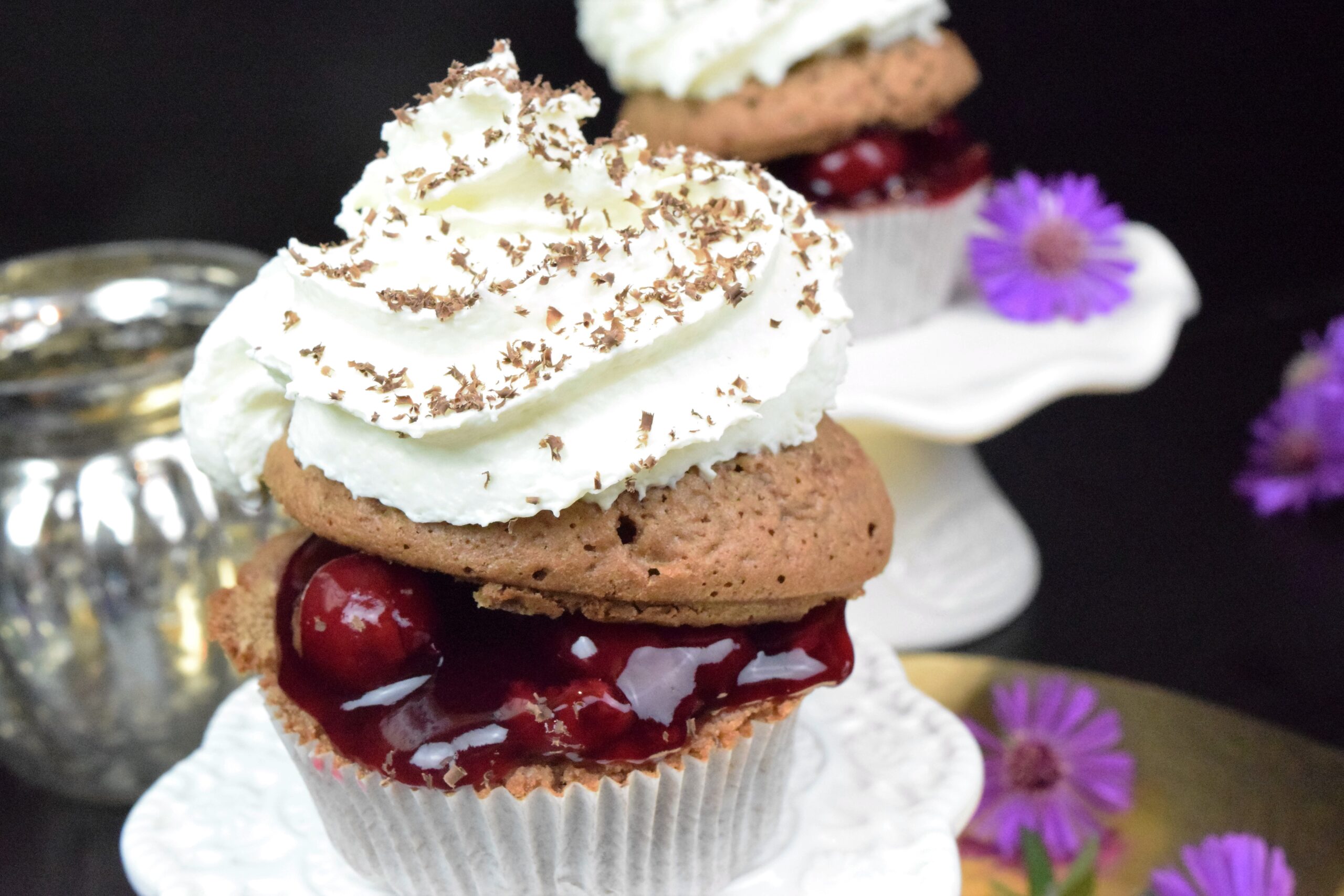 Schwarzwälder-Kirsch-Cupcakes
