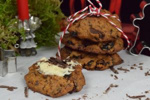 Schwarzwälder Kirsch-Cookies, Cookies, Kekse, Backen, Weihnachten, Kirschen, Blackforestkitchen