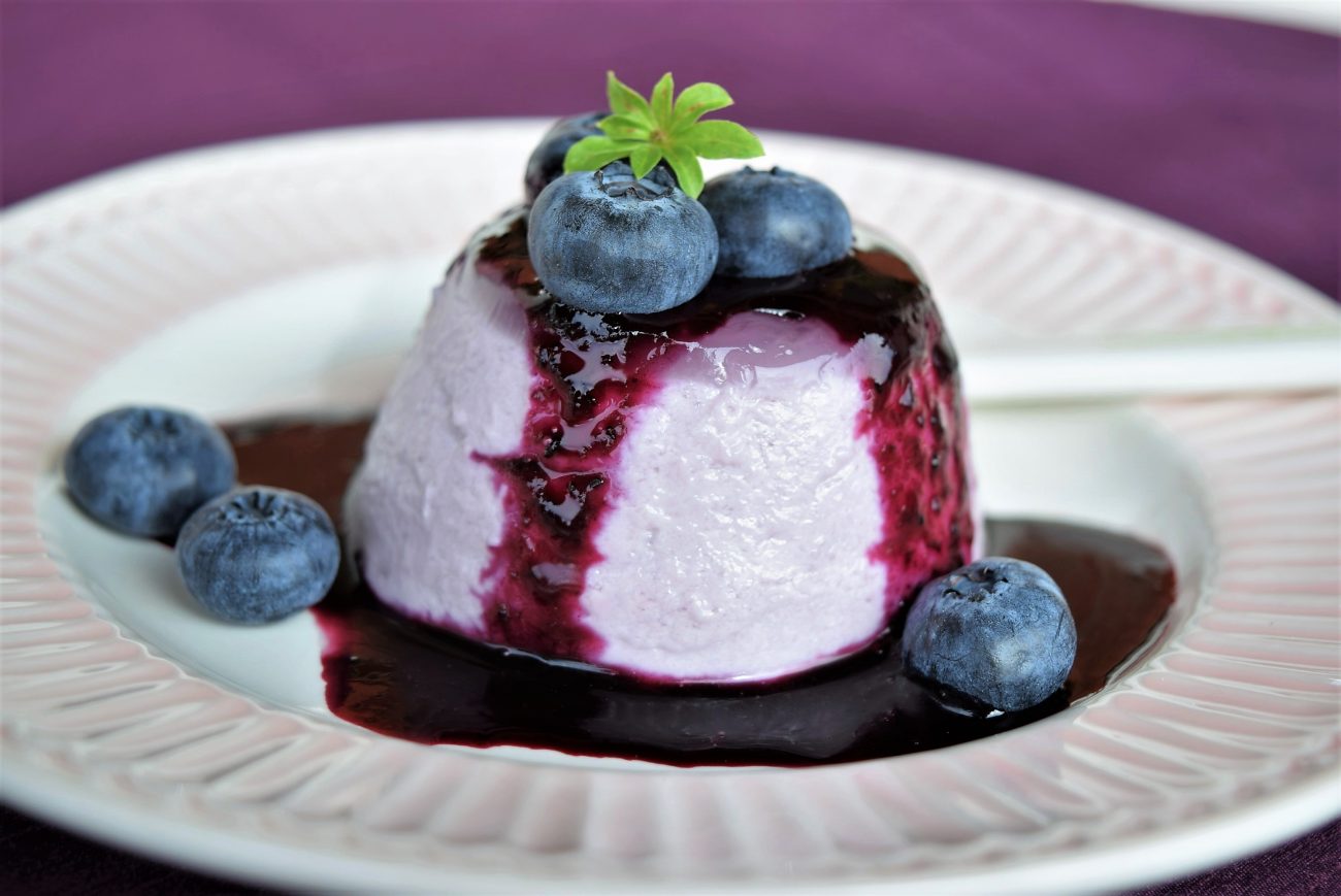Heidelbeer Pana Cotta