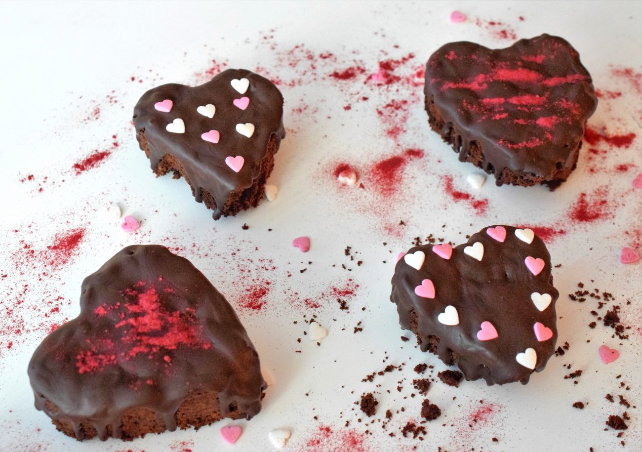 Brownies zum Valentinstag