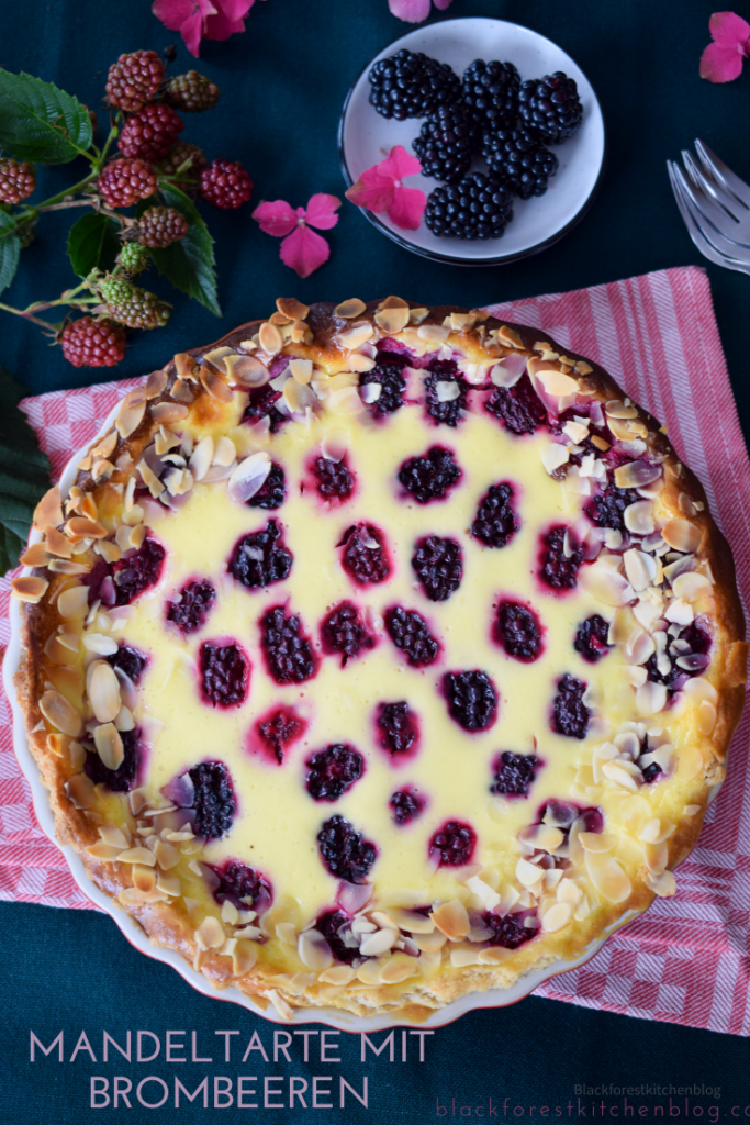 Mandeltarte mit Brombeeren | Blackforestkitchenblog