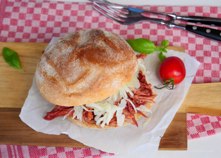 Pulled-Schäufele Burger