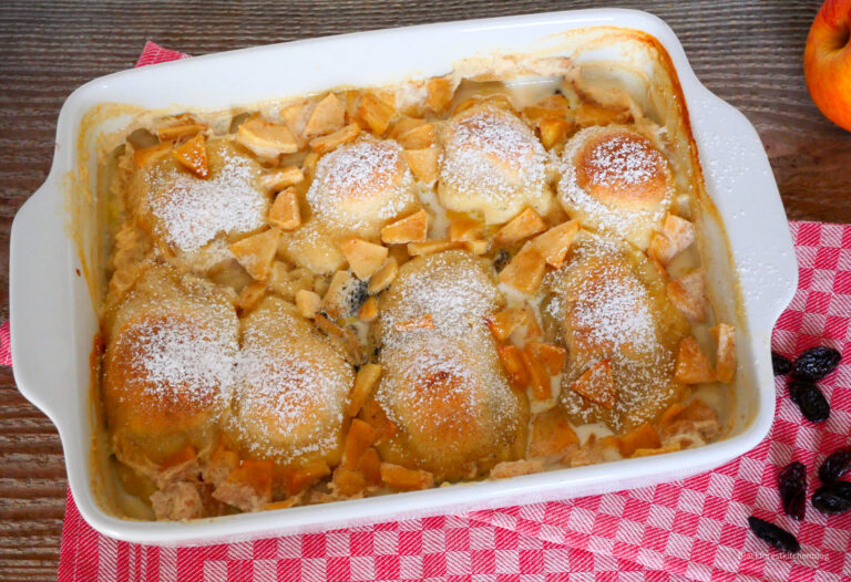 Gebackene Apfelmaultaschen