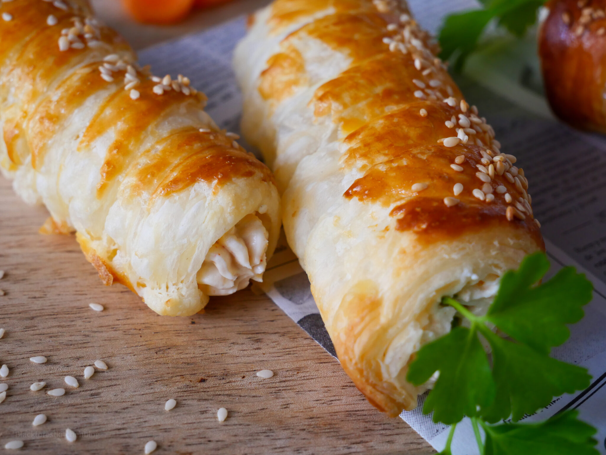 Gefüllte Blätterteig-Karotten | Blackforestkitchenblog