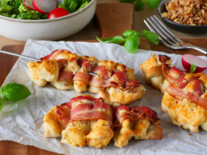 Speckfaltenbrot zum Grillen