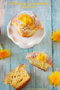 Zitronen-Löwenzahn Muffins