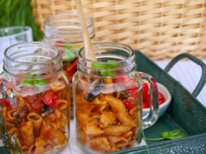 Nudelsalat mit Ofengemüse