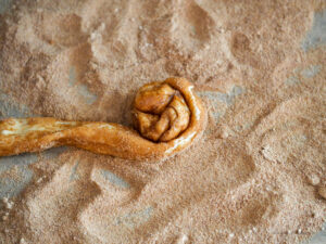 Zimtkringel aus Zeeland (Zeeuwse Bolussen)