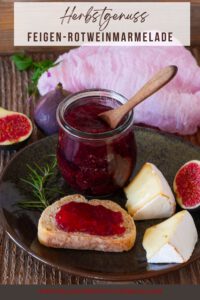 Feigen-Rotweinmarmelade