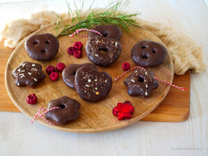 Mini-Lebkuchen Herzen, Sterne, Brezeln