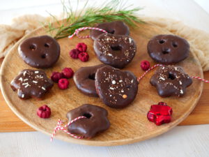 Mini-Lebkuchen Herzen, Sterne, Brezeln
