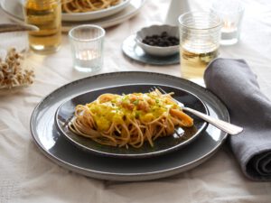 Spaghetti mit fruchtiger Wodkasoße