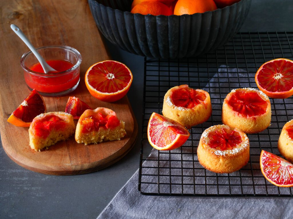 Upside down Blutorangen Muffins