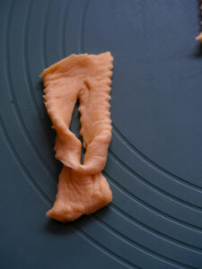 Schneeschlaufen (Schürzkuchen)