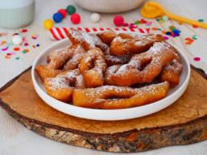 Schneeschlaufen (Schürzkuchen)