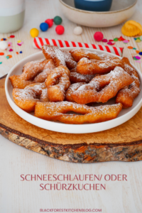 Schneeschlaufen (Schürzkuchen)
