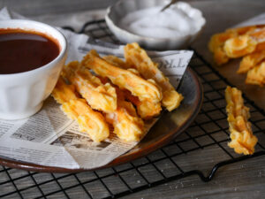Churros aus dem Waffeleisen
