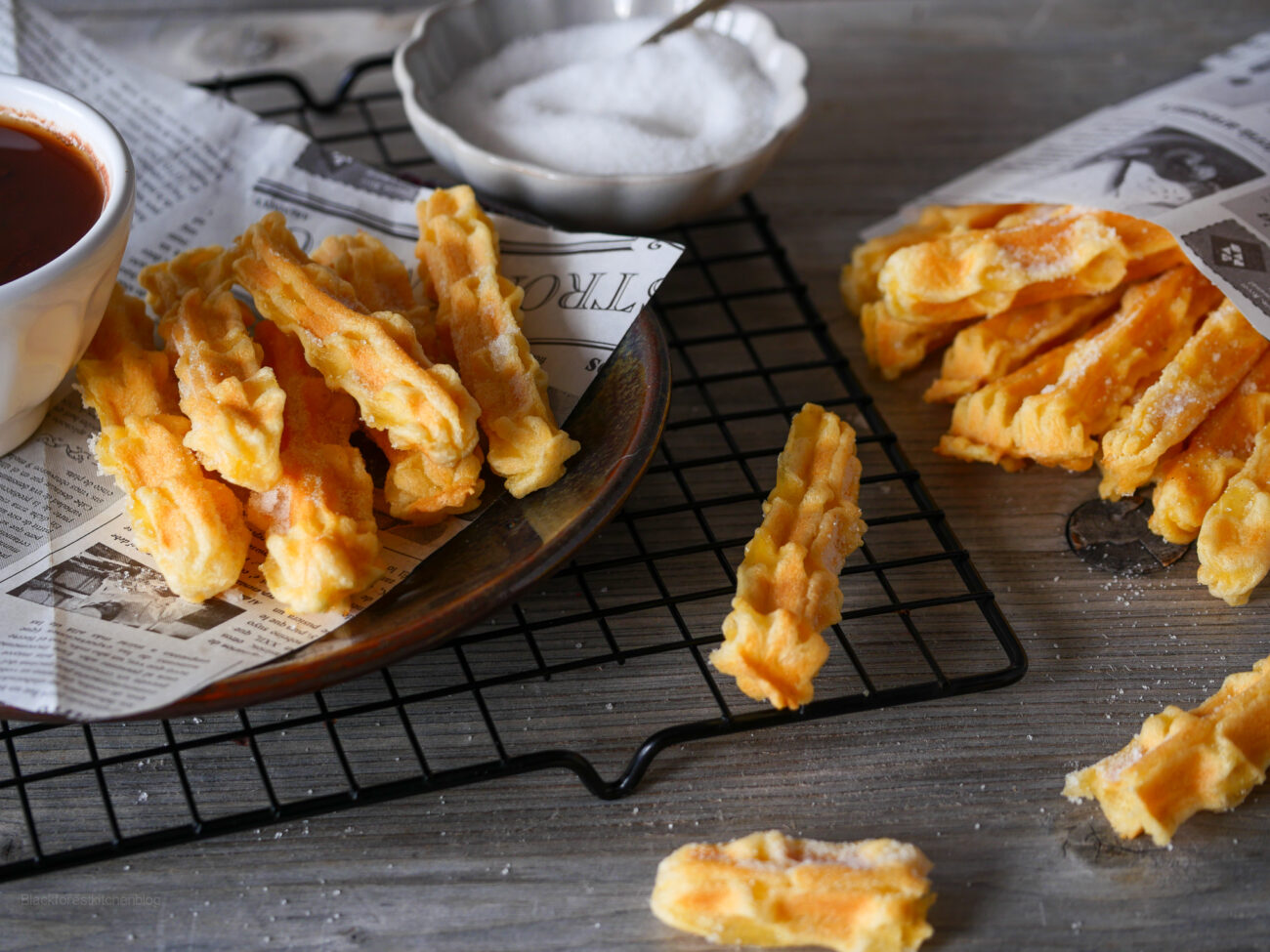 Churros aus dem Waffeleisen