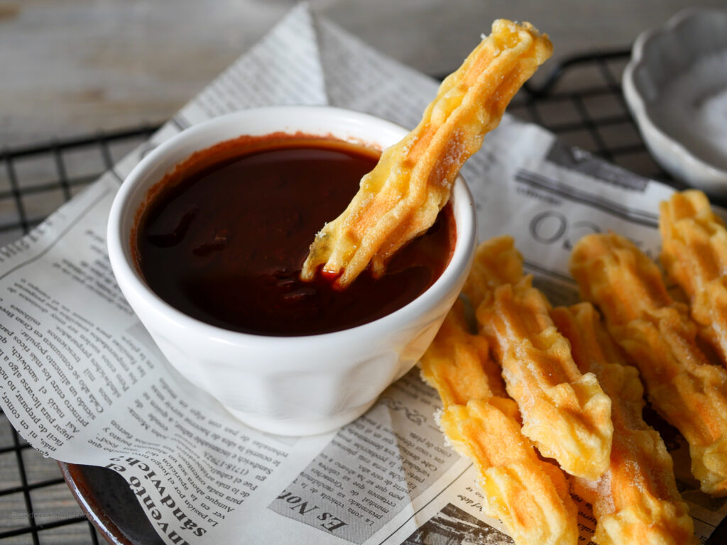 Churros aus dem Waffeleisen