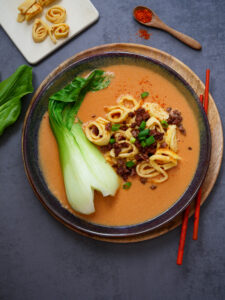 Tan Tan Men Ramensuppe mit Flädle