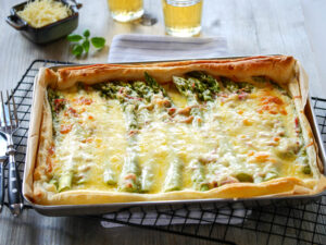 Schnelle Spargeltarte