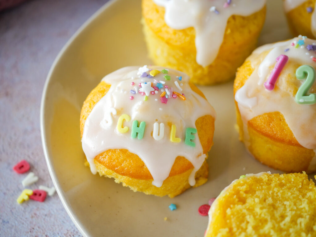 Zitronen-Muffins zur Einschulung