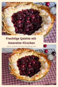 Galette mit Amaretto-Kirschen