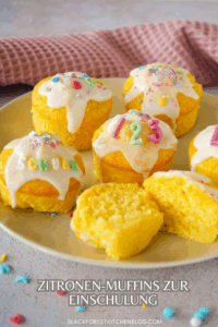 Zitronen-Muffins zur Einschulung