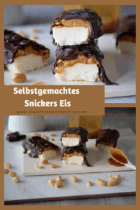 Snickers Eis selbstgemacht