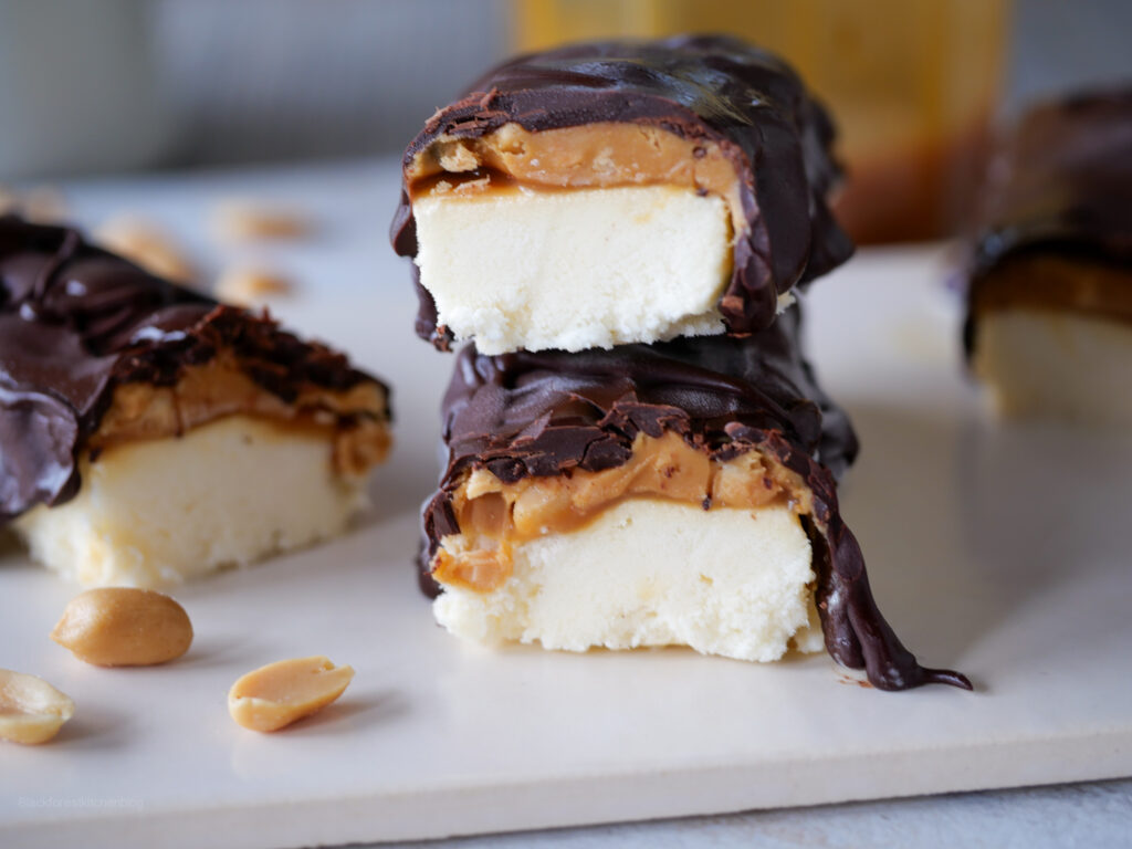 Snickers Eis selbstgemacht