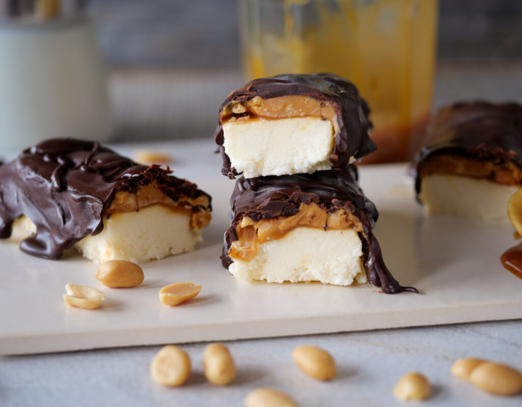 Snickers Eis selbstgemacht