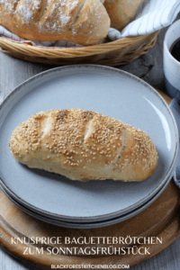 Baguettebrötchen fürs Sonntagsfrühstück