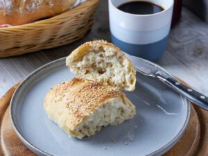 Baguettebrötchen fürs Sonntagsfrühstück