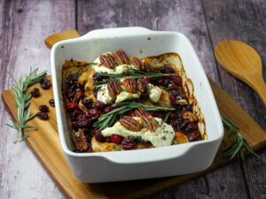 Hähnchenbrust mit Cranberrys und Ricotta