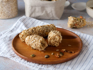 Schnelle Haferflockenstangen mit Quark