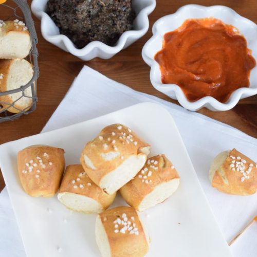 WM-Snack mit Dips