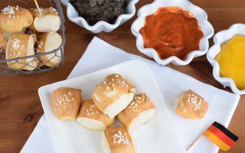 WM-Snack mit Dips