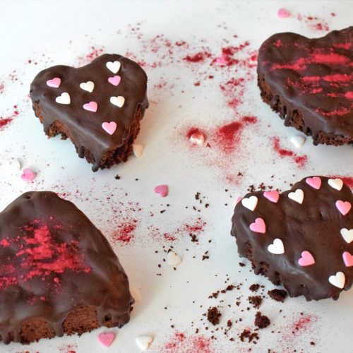 Brownies zum Valentinstag