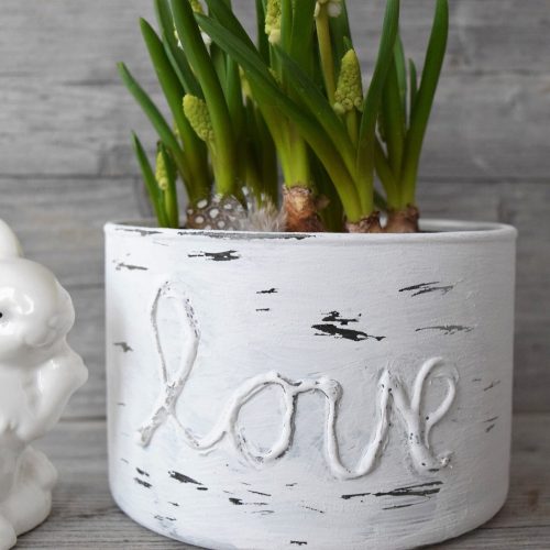 DIY Gläser mit Kreidefarbe