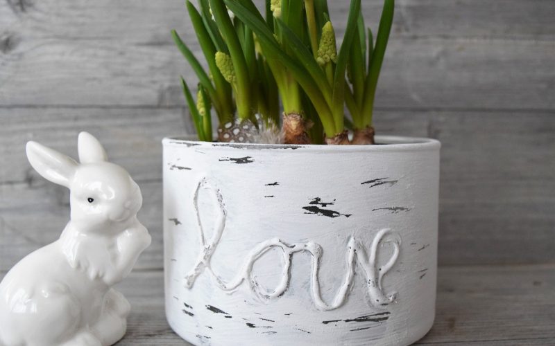 DIY Gläser mit Kreidefarbe