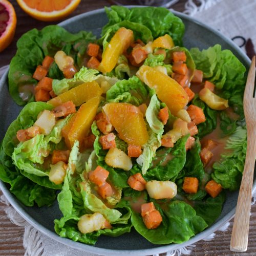 Wintersalat mit Blutorangen