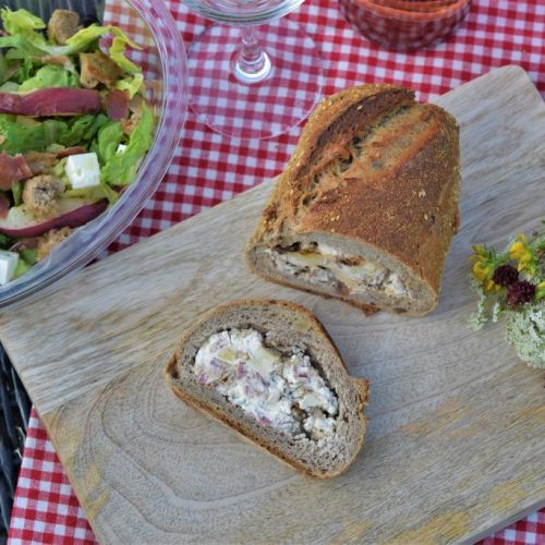 Picknick, Brot, Salat, Sommer, Blackforestkitchen