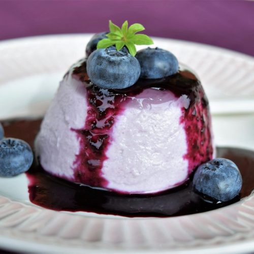 Heidelbeer Pana Cotta