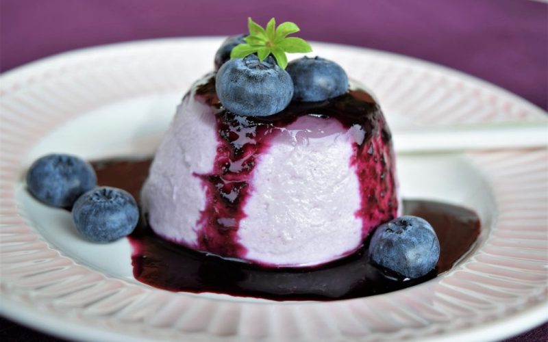 Heidelbeer Pana Cotta