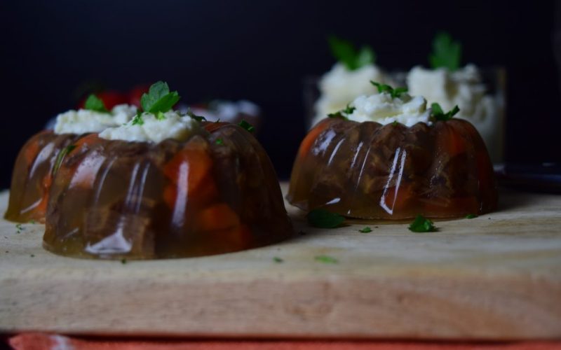 Rindfleisch-Sülzchen, Sülze, Rindfleisch, Mini-Gugel, herzafte Gugel, Blackforestkitchen