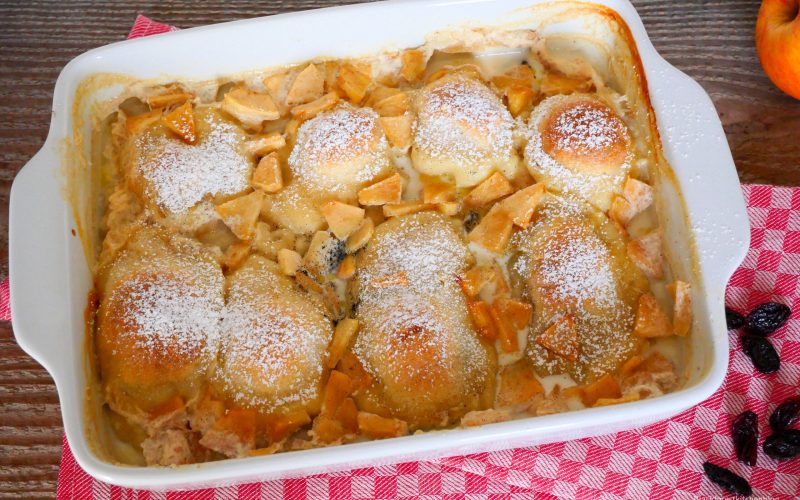 Gebackene Apfelmaultaschen