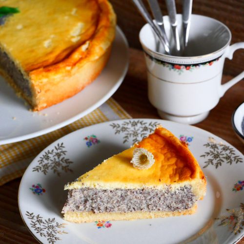 Mohnkuchen mit Schmand