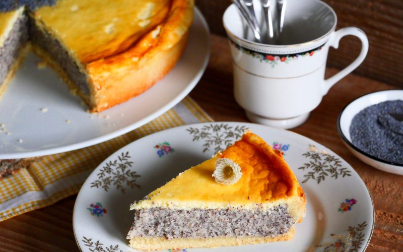 Mohnkuchen mit Schmand