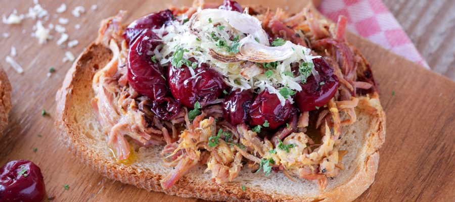 Pulled Schäufele-Brot