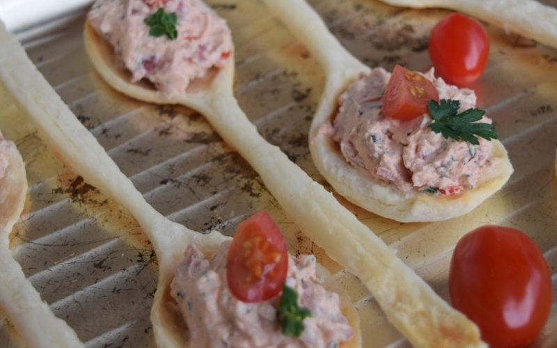 Party -Blätterteig-Löffel
